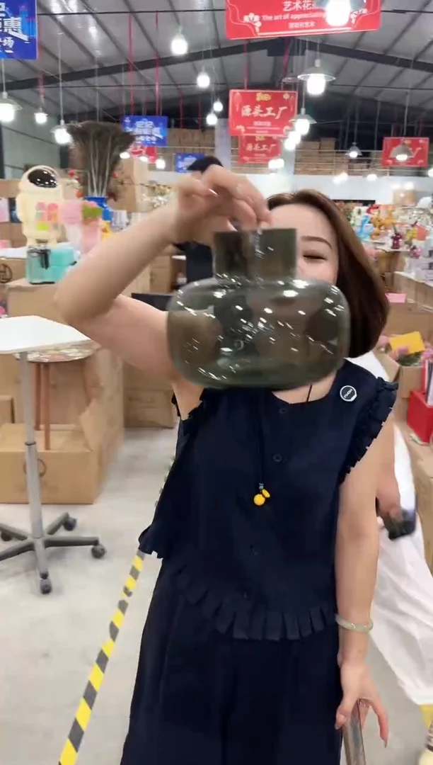 琉璃手工艺品优选花瓶花器D-早25