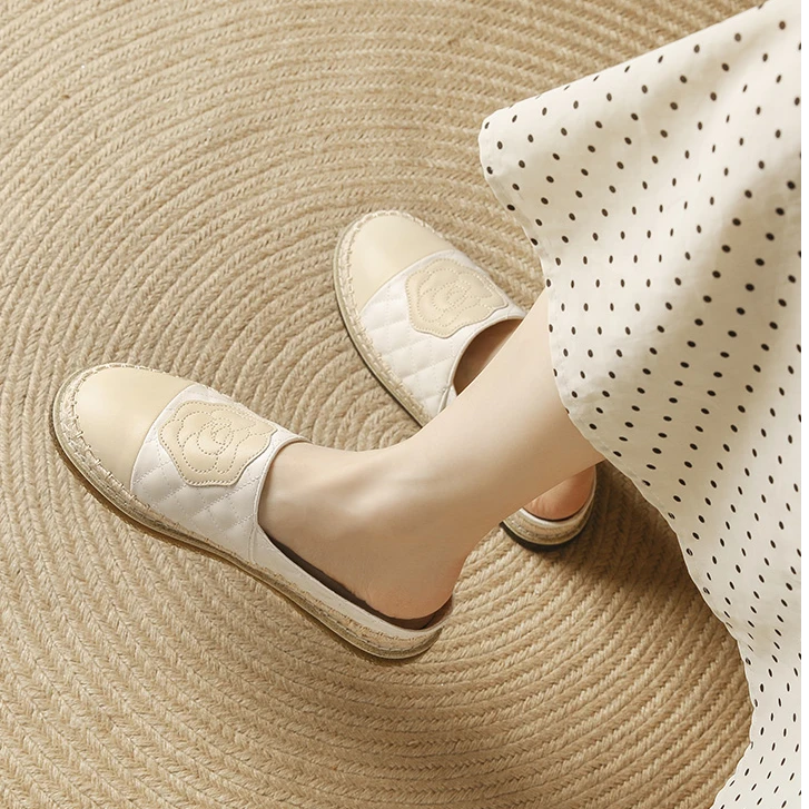 渔夫鞋平底包头半拖鞋女夏季外穿网红小香风软底懒人一脚蹬凉拖鞋