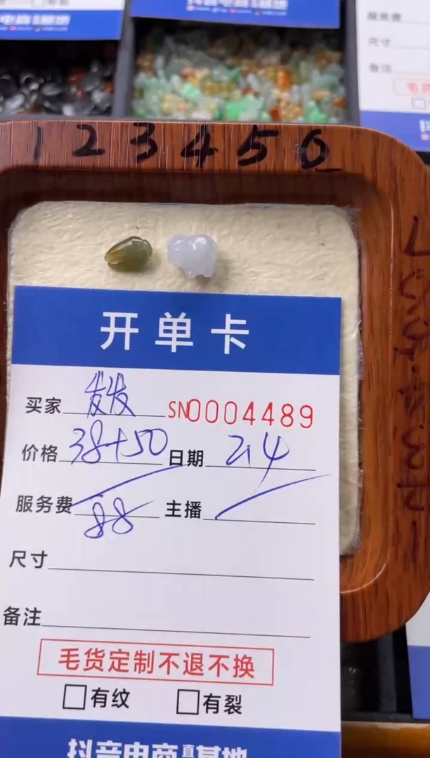 【闪购商品】翡翠颈饰未镶嵌00004489