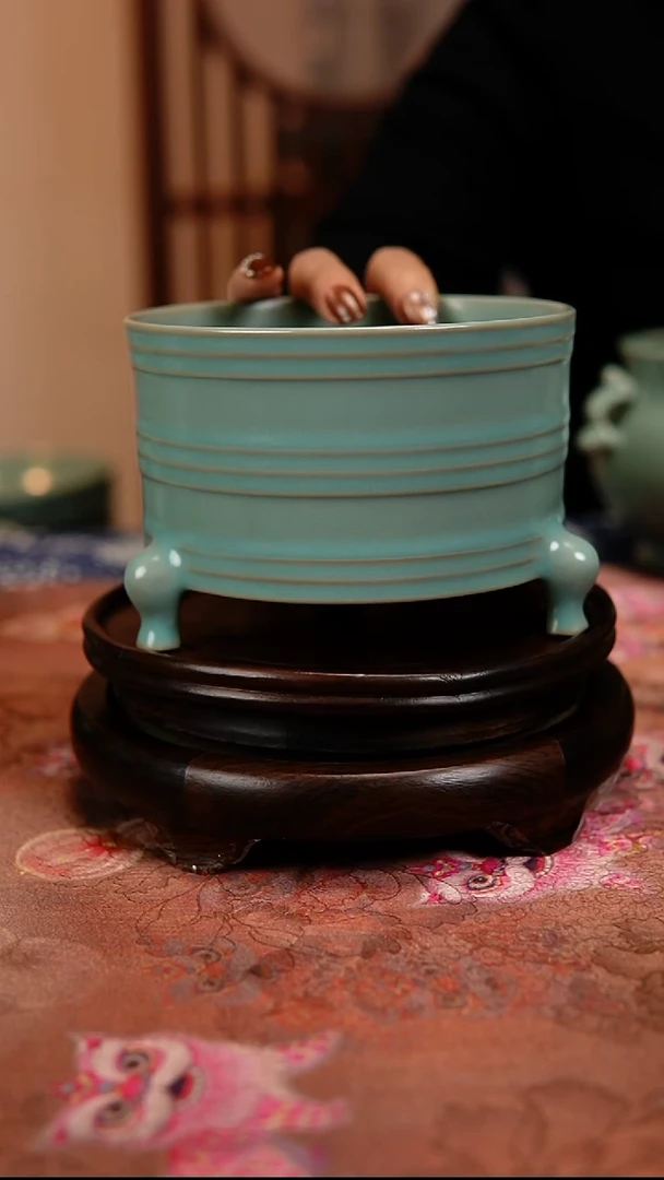 瓷片汝州原产地原矿釉汝瓷