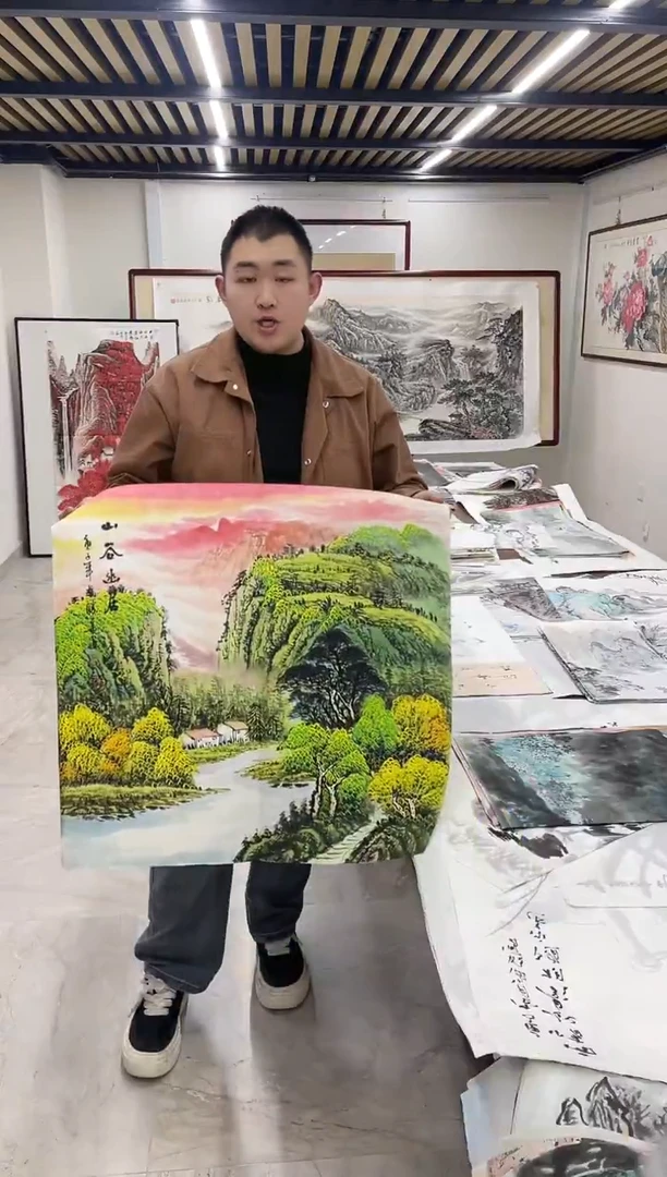 国画融易专属链接-山谷幽居