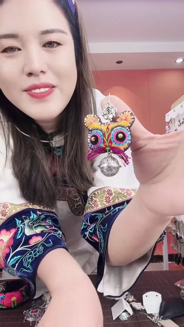 【闪购商品】织绣非遗手工耳环