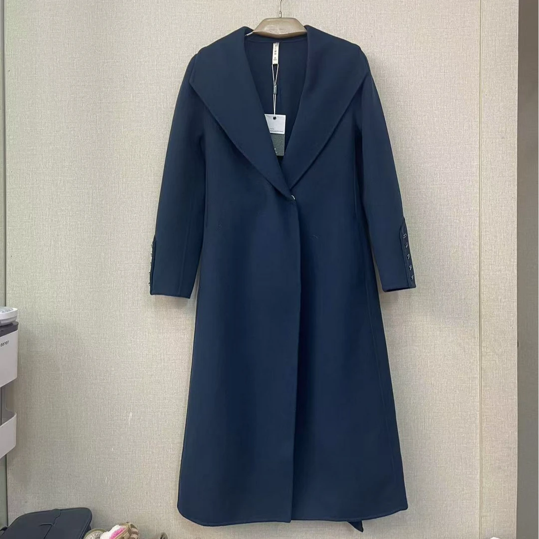 祥好服饰 冬季新款洋气双面长款羊绒外套 D161