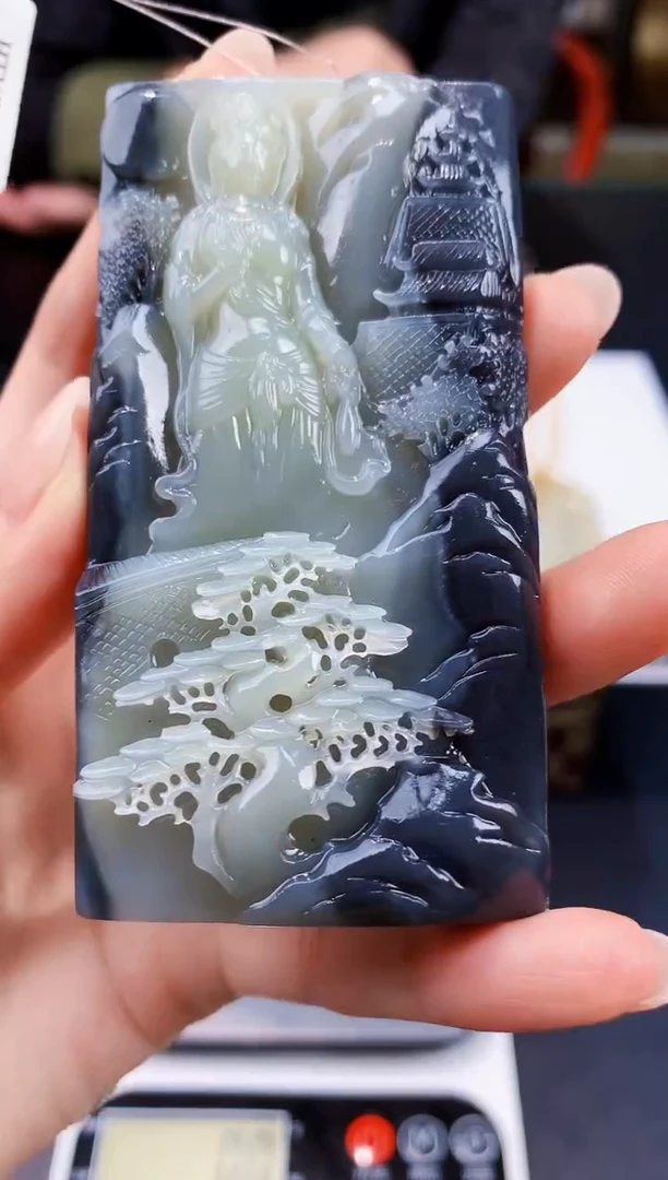 定制和田玉玉鉴臻品天然和田玉