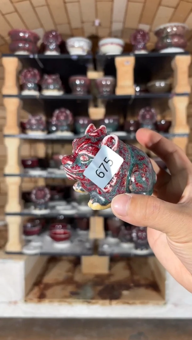 摆件精品窑变钧瓷茶器