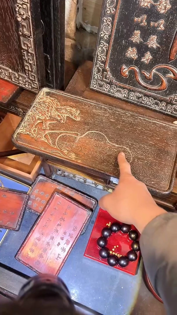 【闪购商品】非洲紫檀（红花梨）赏盘