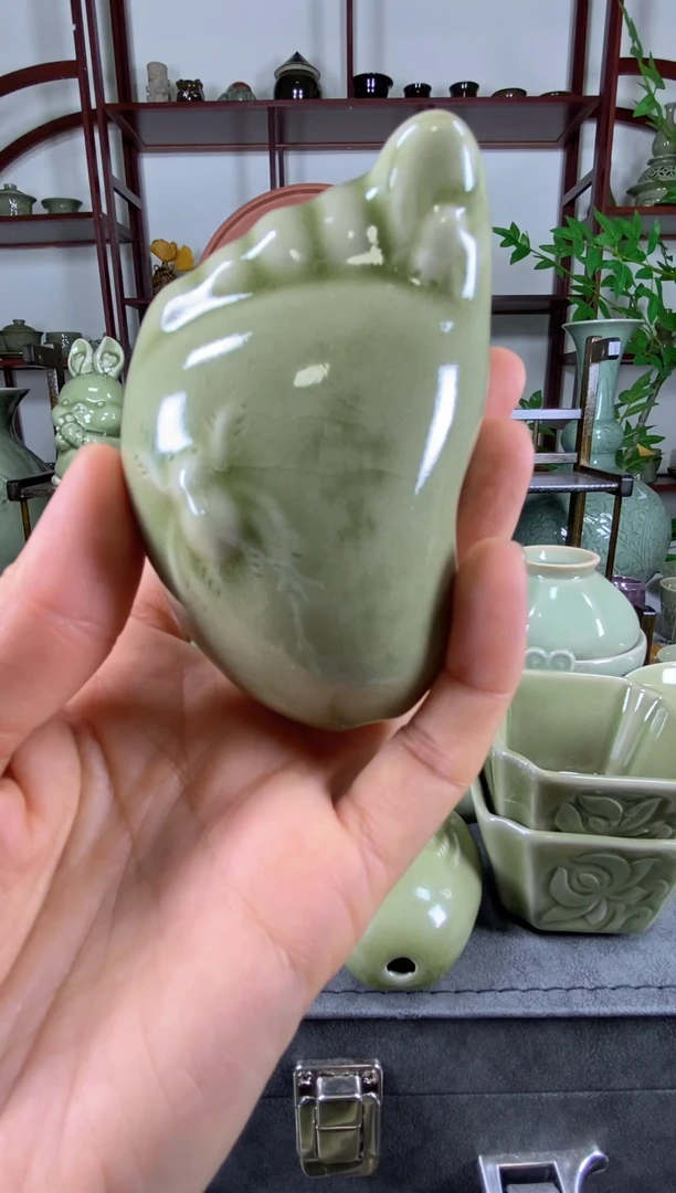 瑕疵处理 【左脚】知足常乐 一个