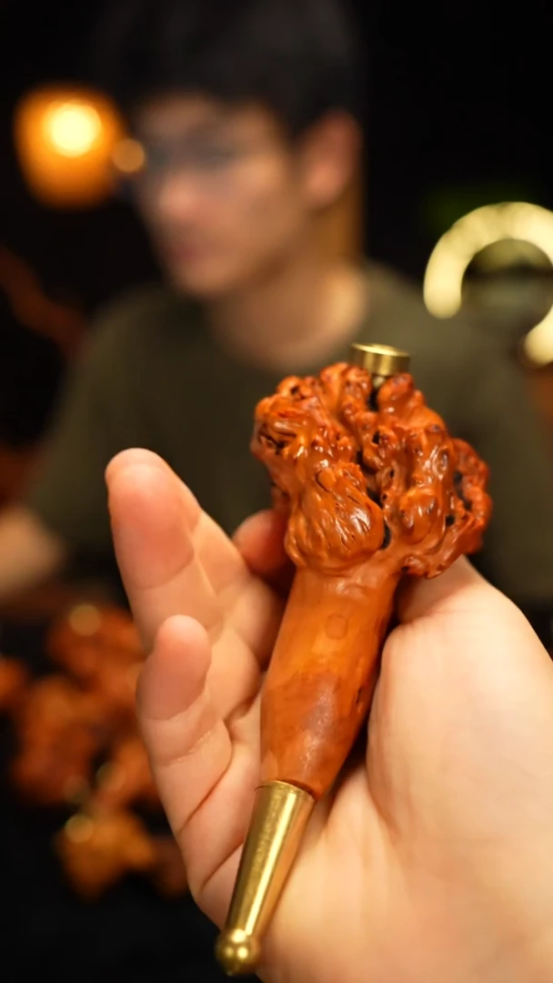 云南黑果木手工烟斗