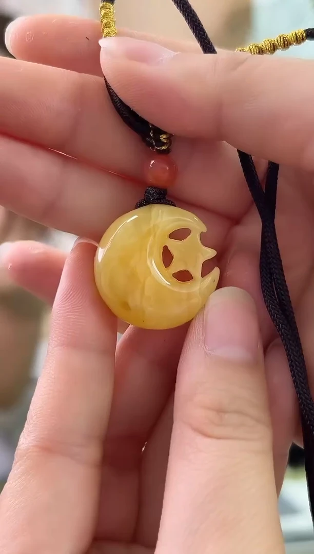 裸石琥珀未镶嵌琥珀蜜蜡吊坠