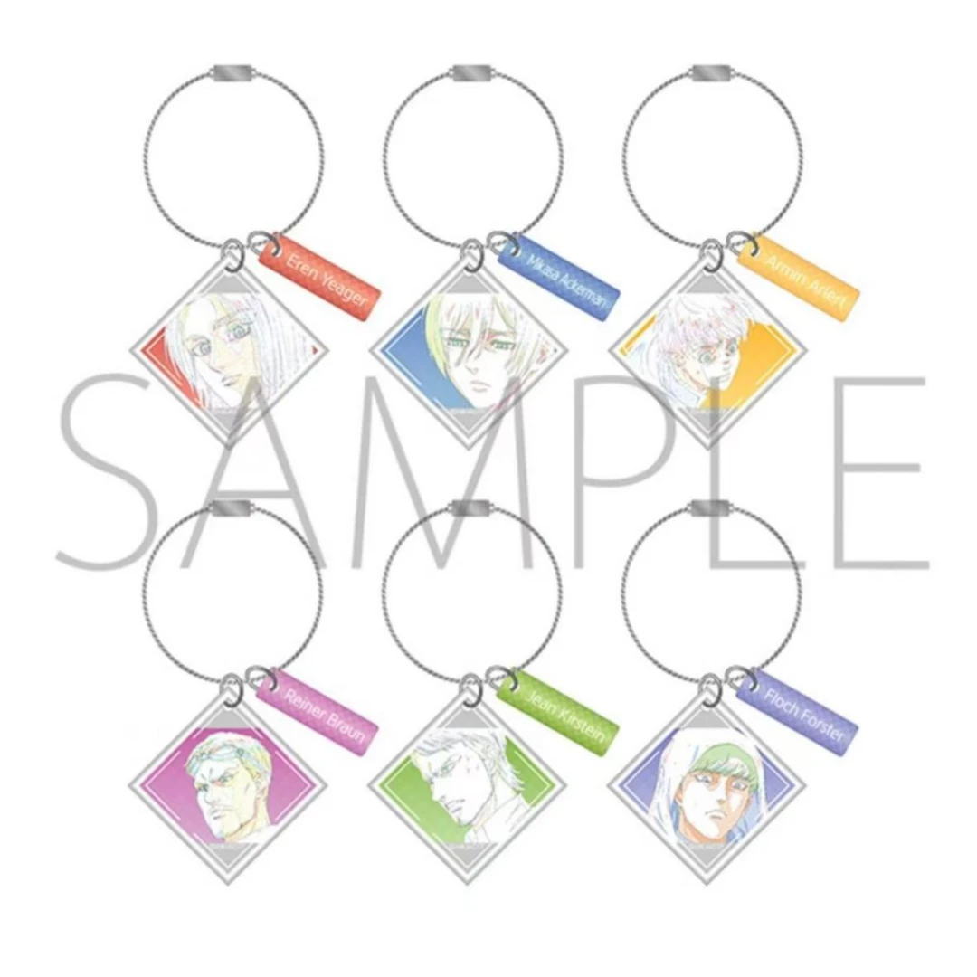 （拆包）进击的巨人 mappa线稿挂件盲袋（代拆）