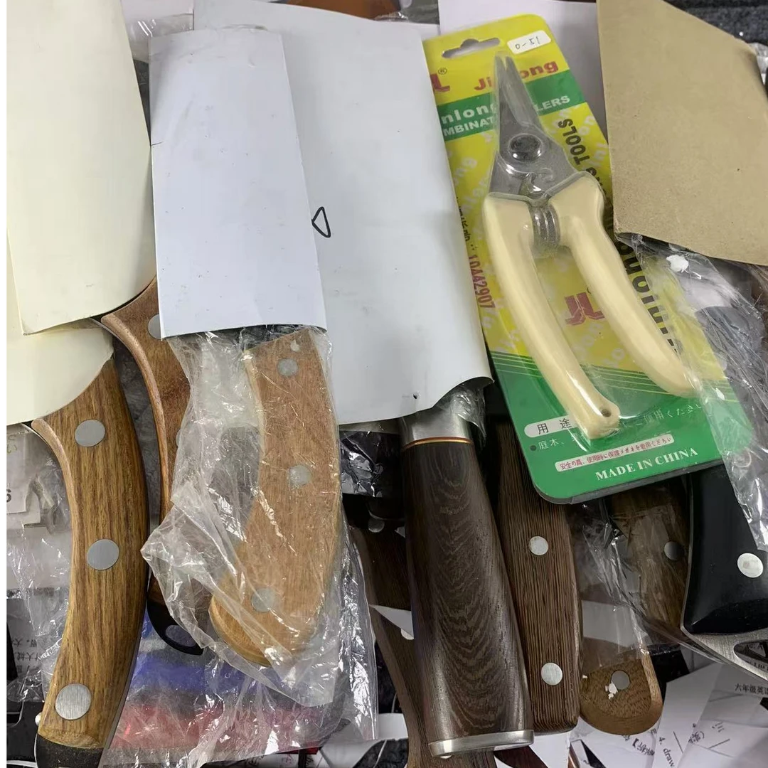 直播实时瑕疵一物一拍库存刀 户外家用切片砍骨菜刀微瑕