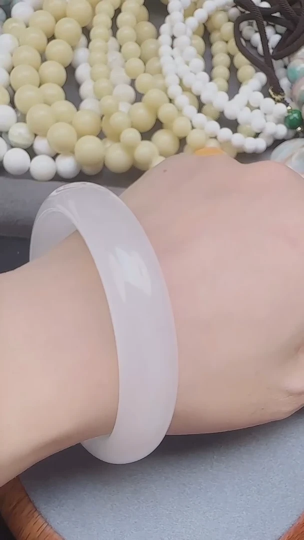 非金属无老板娘专属白手镯