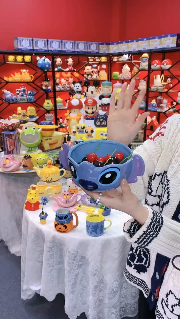 【闪购商品】1@@史迪奇水果沙拉碗