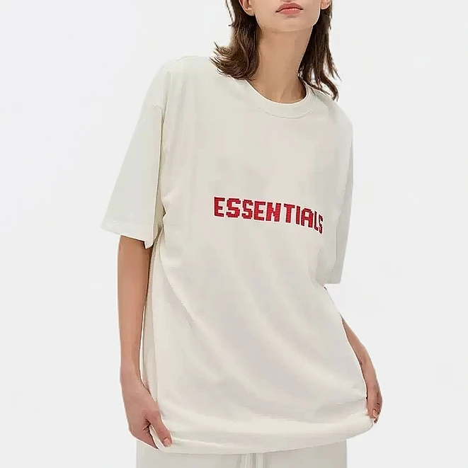 SS24 夏高街百搭小众潮牌重磅宽松短袖圆领纯棉休闲半袖T恤男女