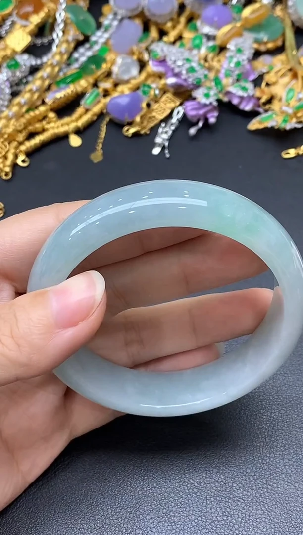未镶嵌手镯翡翠479-中国好珍宝