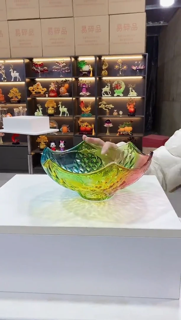 彩色雨花果斗一个