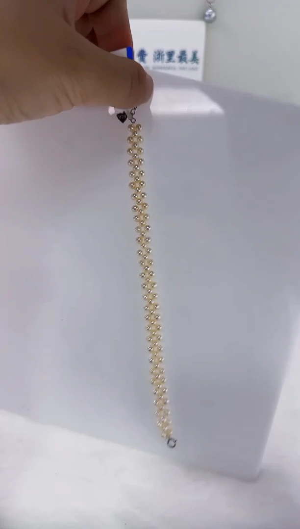未镶嵌淡水珍珠DA珍珠手链 y312