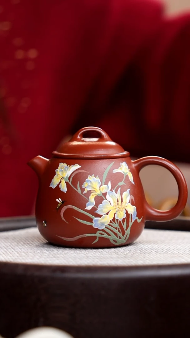 【闪购商品】紫砂茶壶朱泥小秦权
