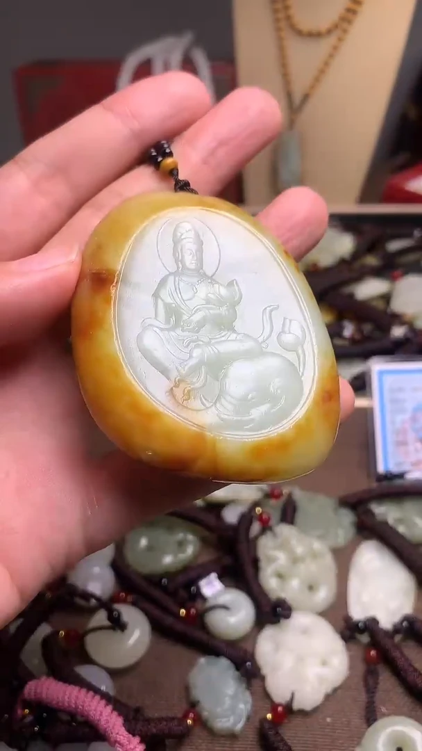 颈饰未镶嵌和田玉新疆料青海料清水和田玉吊坠