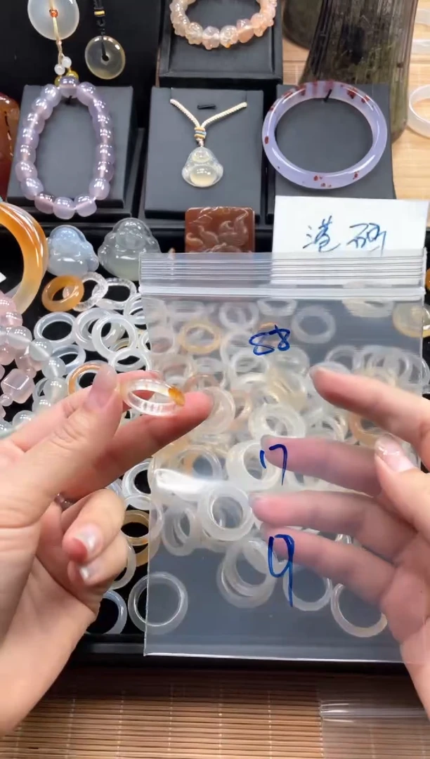 未镶嵌戒指玛瑙/玉髓88