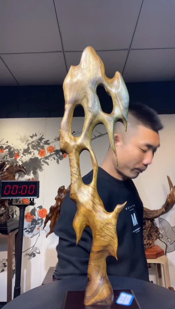 【闪购商品】金丝楠木雕金丝楠木工艺品摆件