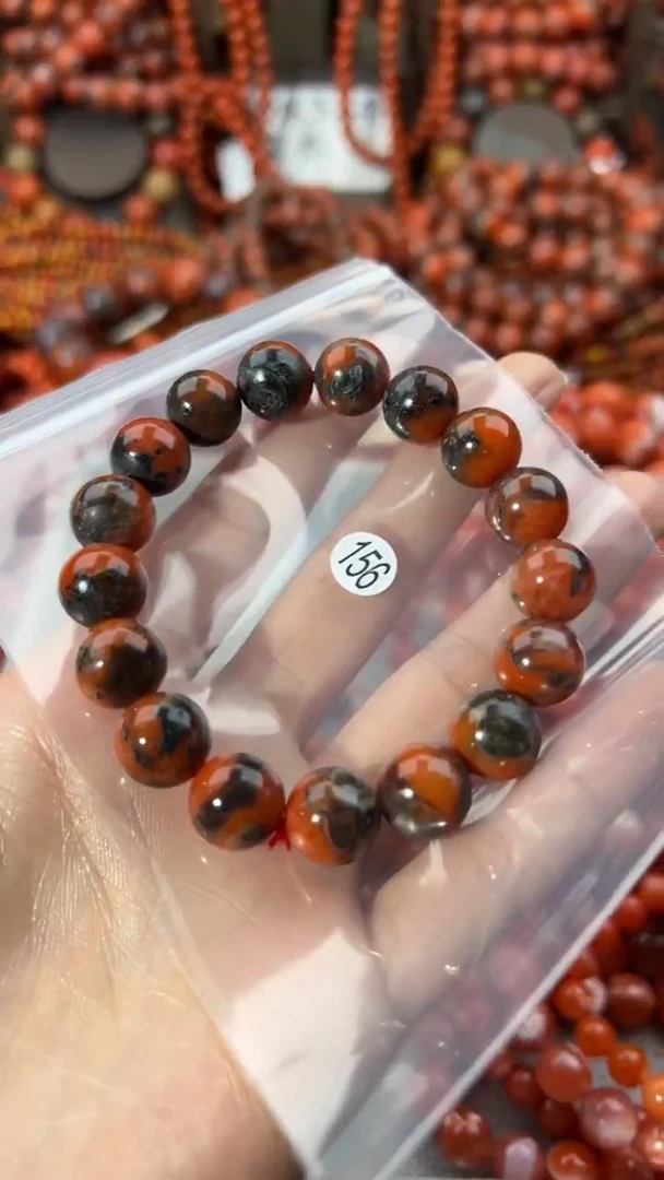 南红玛瑙未镶嵌手串12+