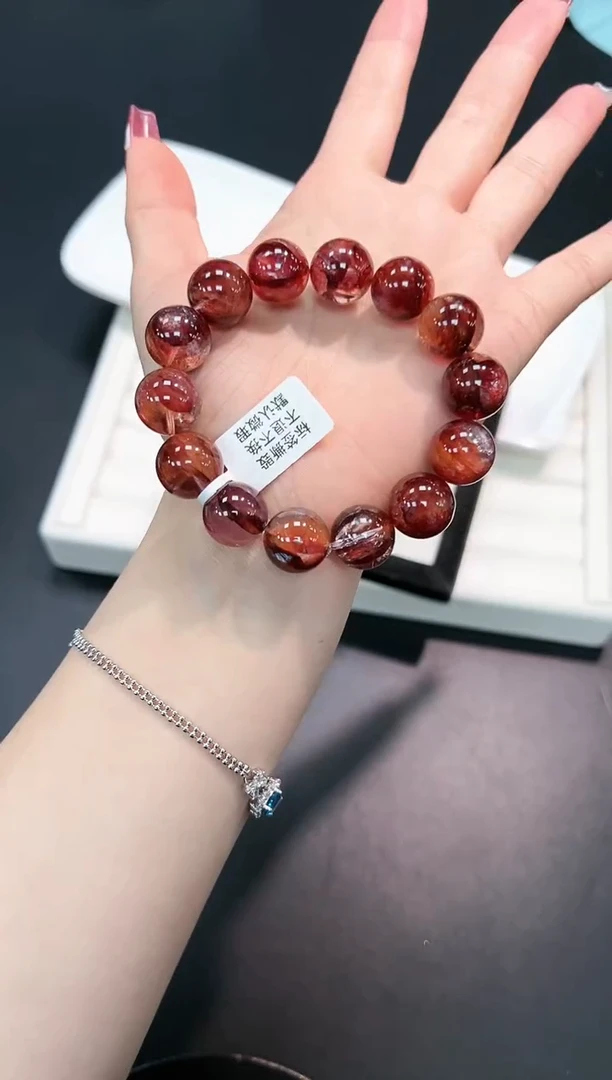 【闪购商品】水晶手串未镶嵌81b多样性发其一/1条14mm默认微瑕