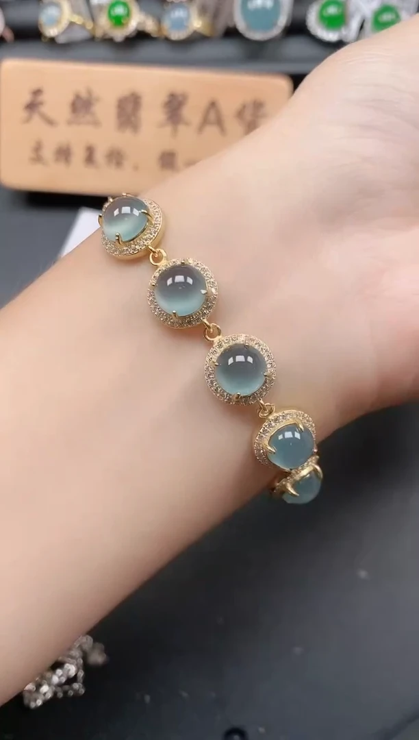 银S925镶嵌戒指翡翠11111