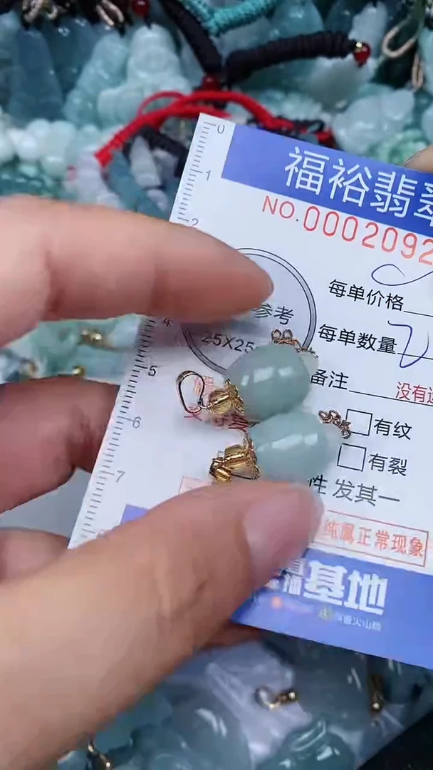 翡翠未镶嵌颈饰...0002092