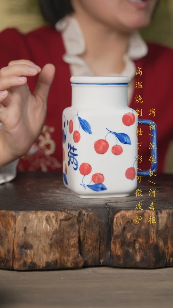 【闪购商品】碗景德镇高温釉下彩可微波烤箱洗碗机