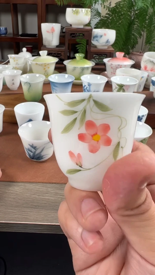 杯子瓷土璞玉茶具单品上新