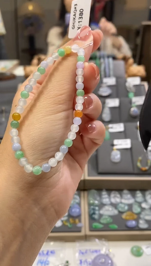 未镶嵌手链翡翠手串