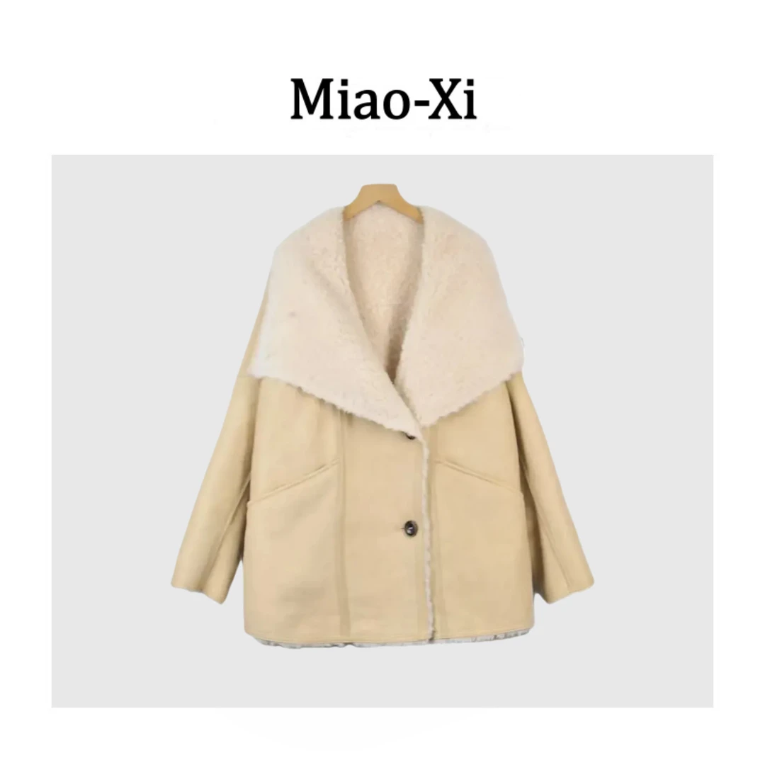 妙兮·LL冬季新款时尚潮流百搭宽松设计款两面穿外套*20252926