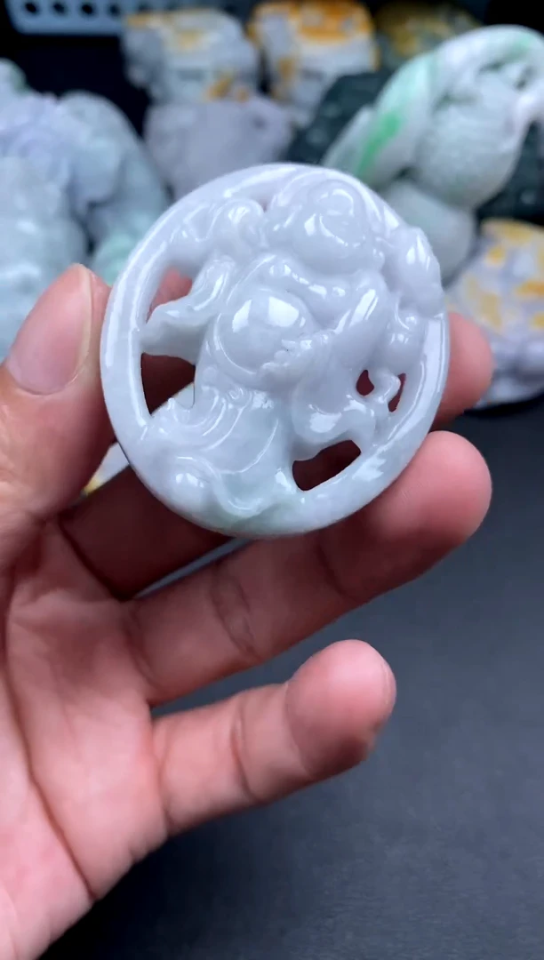 吊坠(不含链)未镶嵌翡翠1