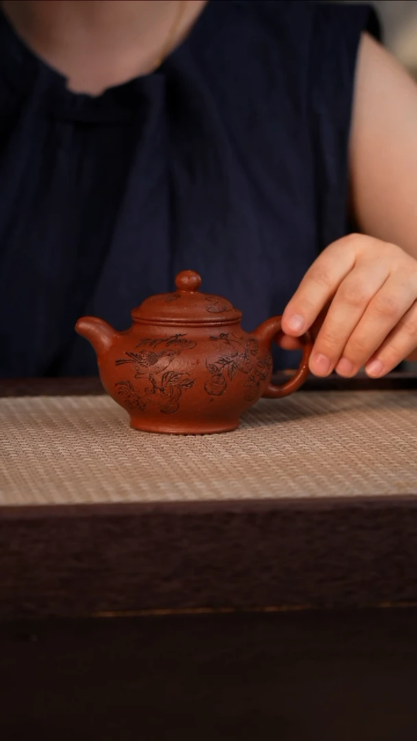 茶壶紫砂老朱泥
