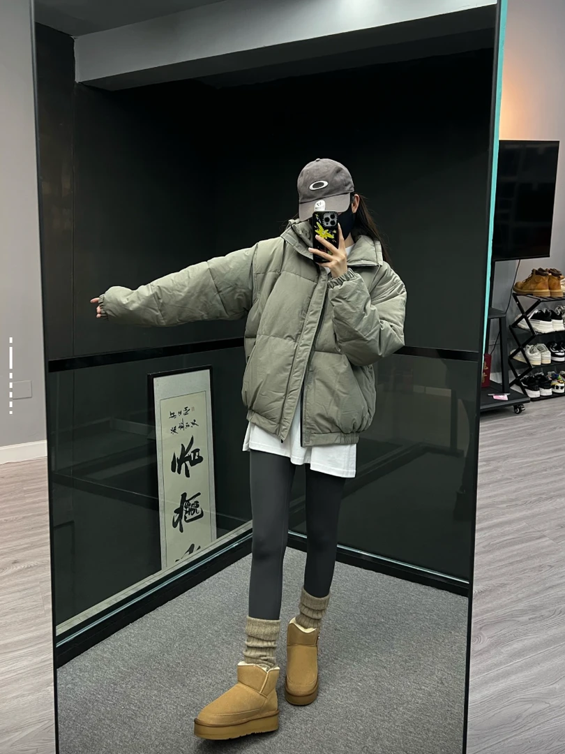 【ESS宁波原厂】FW20 经典皮标立领面包棉服