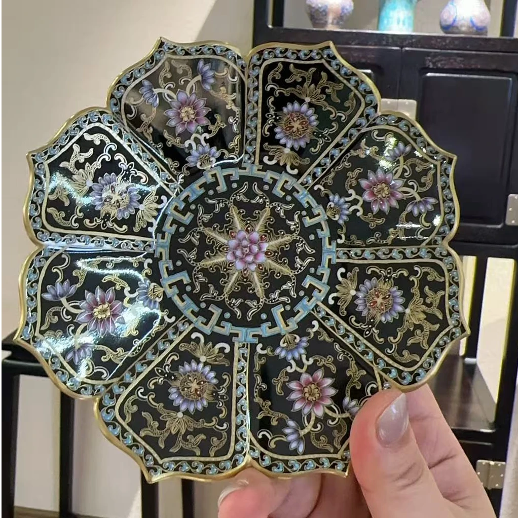 【珽珽溯源】溢珍堂  唐风宝相花葵口壶承 家用瓷器YZT-3668
