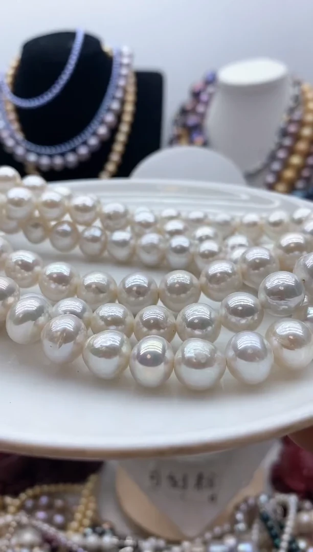 【闪购商品】淡水珍珠颈饰钛钢90