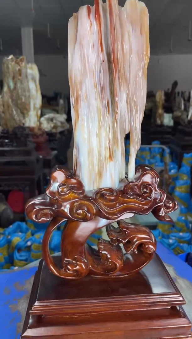 硅化玉摆件未镶嵌4