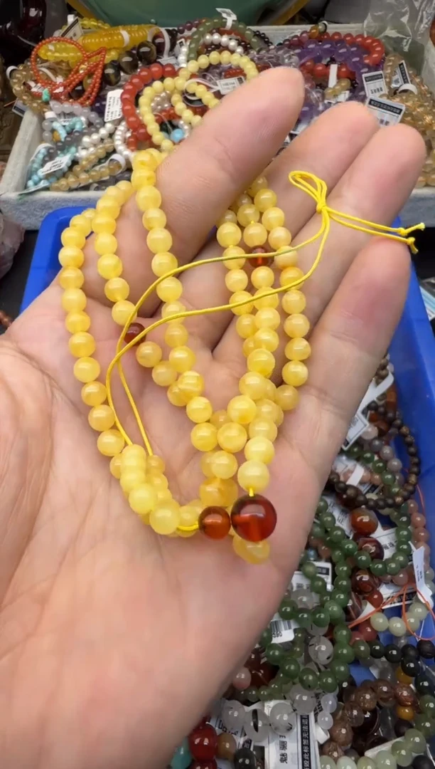 未镶嵌颈饰蜜蜡蜜蜡