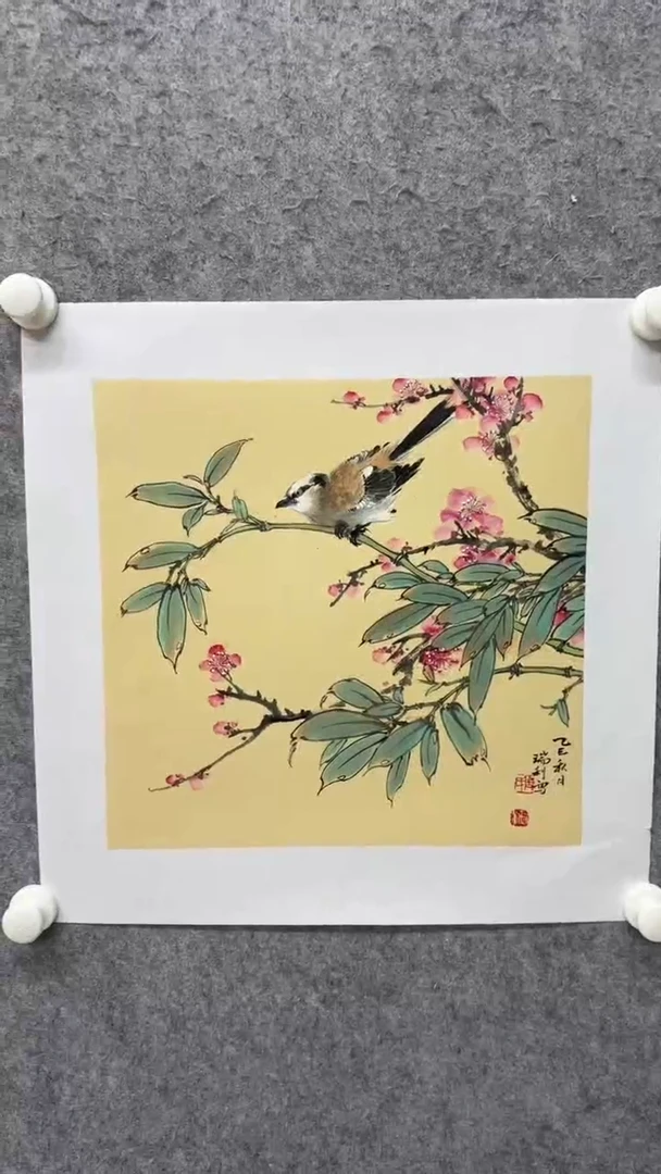 国画写意画花鸟画手绘