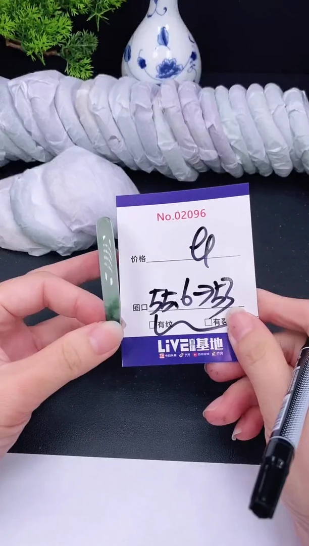 未镶嵌手镯翡翠2096