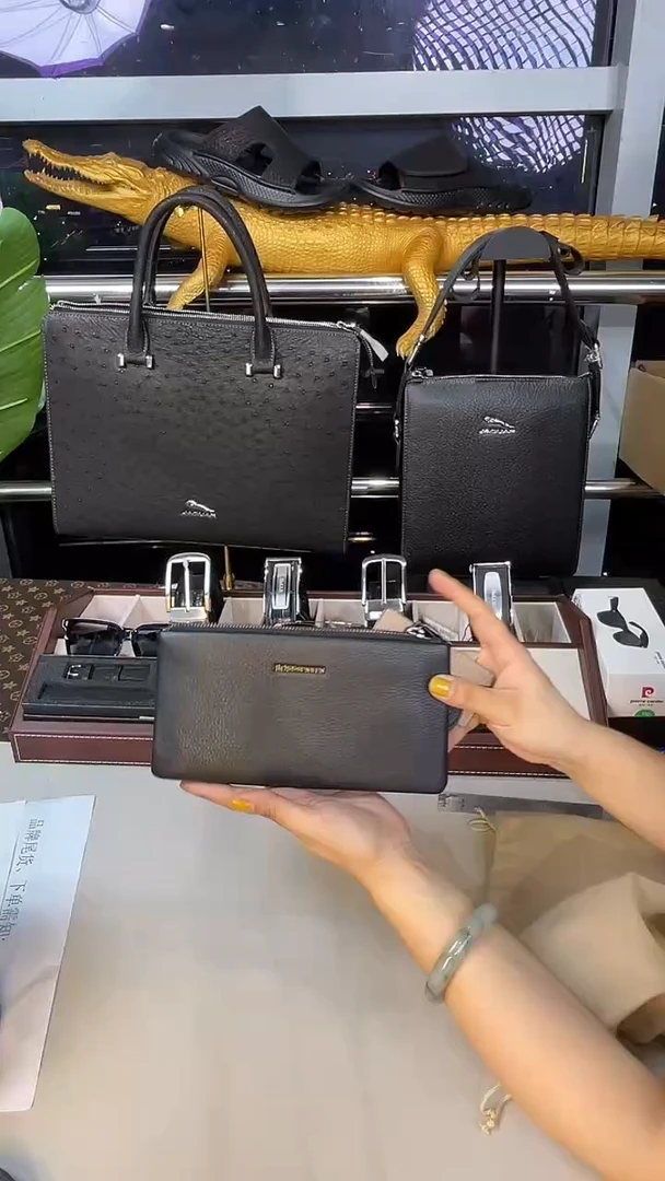 牛皮（革）韩爵绅士包包皮具914