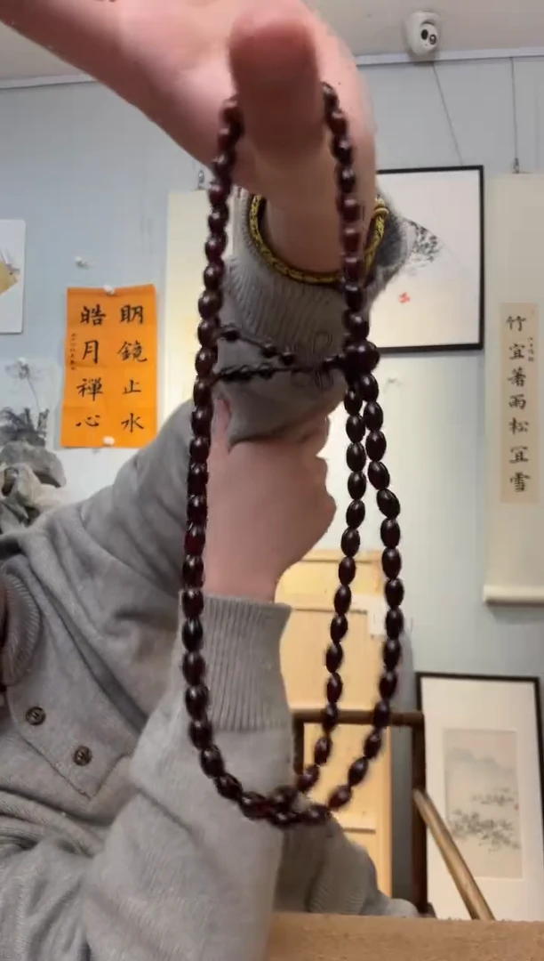 手串/手链小叶紫檀米粒珠 108颗