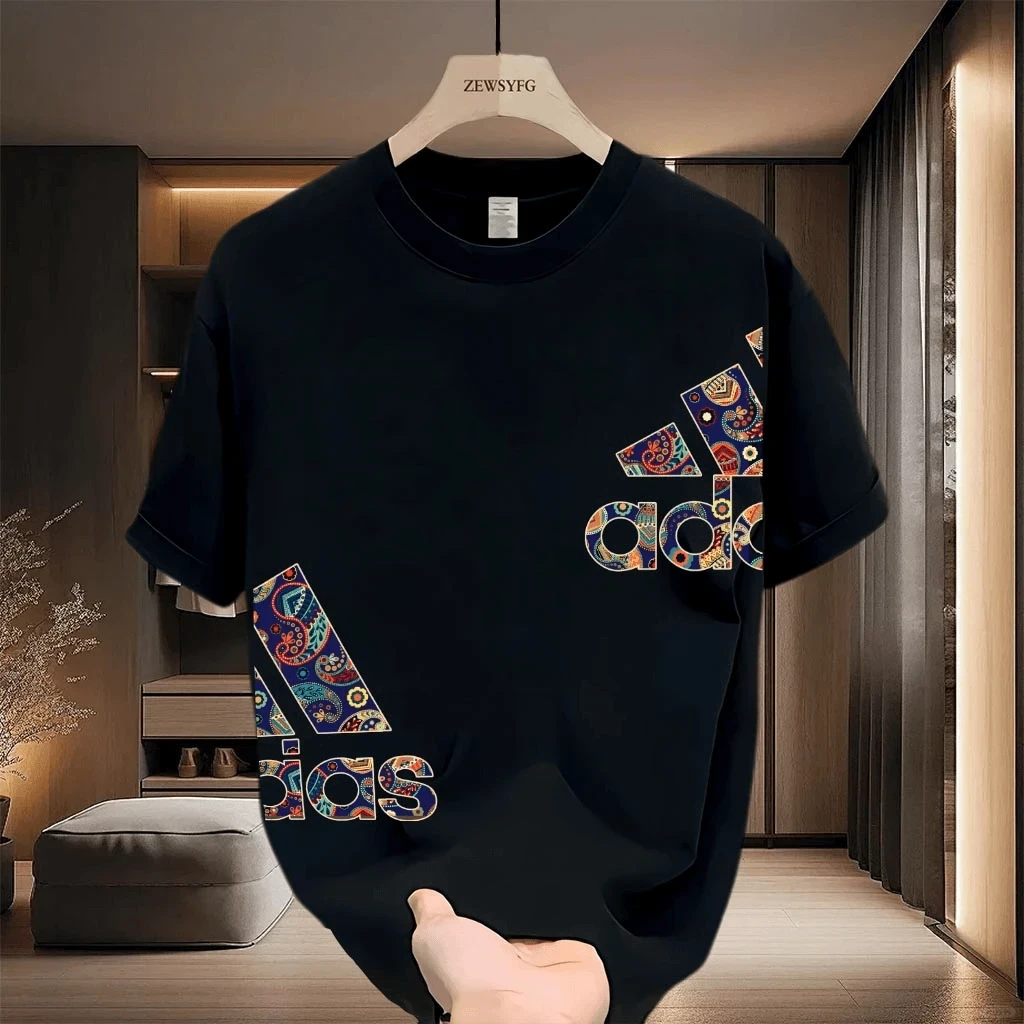 重磅纯100棉短袖T恤青年男女款夏季ins潮牌印花男士宽松百搭上衣