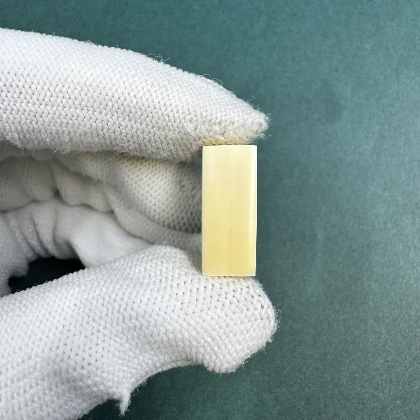 M1251天然猛犸牙一字三通 支持鉴定 假一罚四