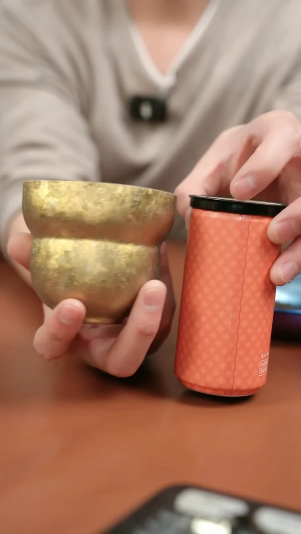纯钛葫芦杯 咕咕一罐 金色
