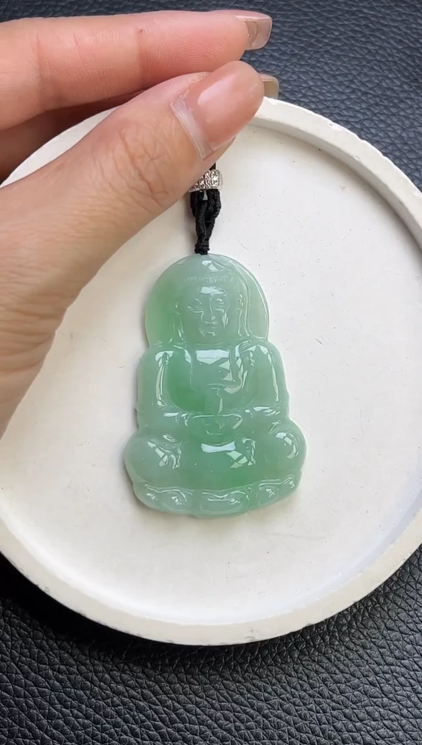翡翠未镶嵌颈饰YM1076-2 观音