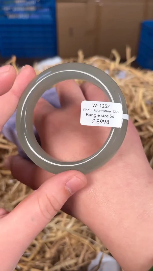 未镶嵌手镯石英质玉W1252