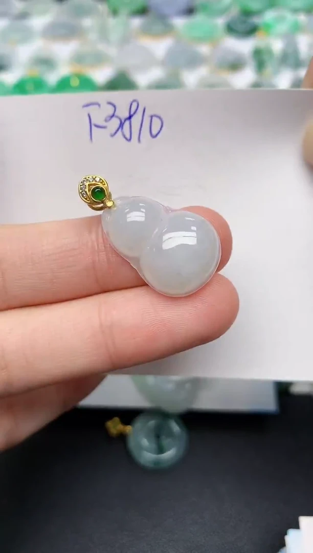 颈饰未镶嵌翡翠天然缅甸A货翡翠百元以上9元证书费自理